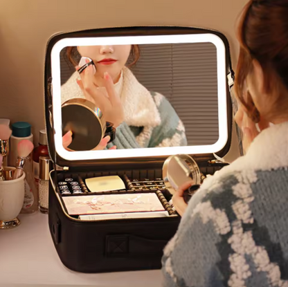 Makeup Bag with LED Light