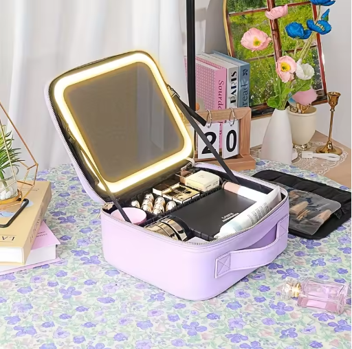 Makeup Bag with LED Light